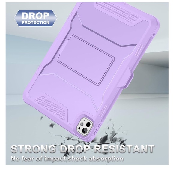 New Kickstand, Rugged Full body protective Lover for Apple iPad Pro 11”  5th Gen - Picture 5 of 14